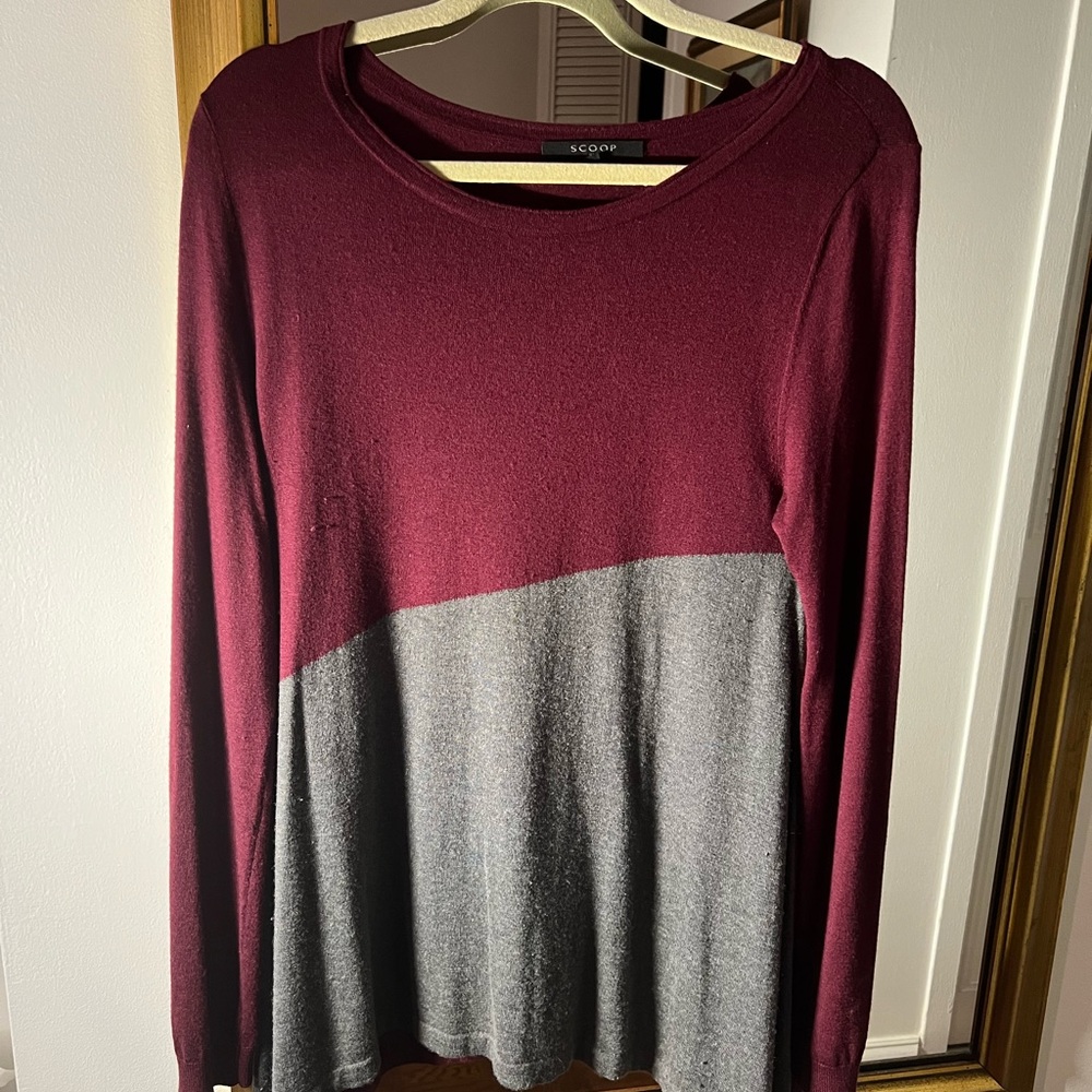 Scoop NYC Women's Long Sleeve Draped Sweater